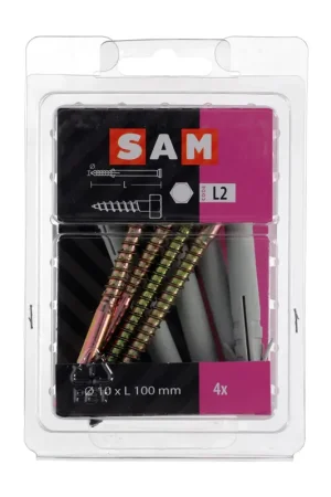 Finale Uitverkoop Mack Kozijnplug Met Houtdraadbout 4 stuks 10 x 100 mm
